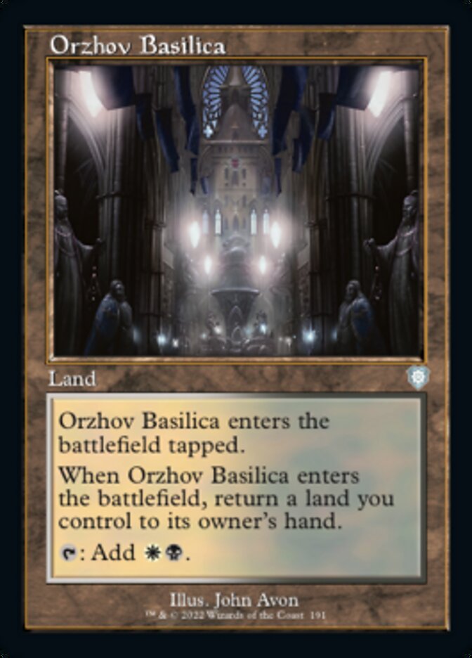 Orzhov Basilica (Retro) [The Brothers' War Commander] | Gear Gaming Bentonville