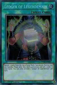 Ledger of Legerdemain [Cybernetic Horizon] [CYHO-EN067] | Gear Gaming Bentonville