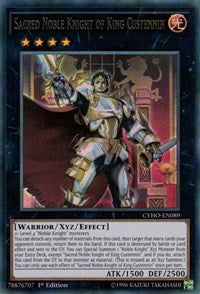 Sacred Noble Knight of King Custennin [Cybernetic Horizon] [CYHO-EN089] | Gear Gaming Bentonville