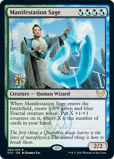 Manifestation Sage [Strixhaven: School of Mages Prerelease Promos] | Gear Gaming Bentonville