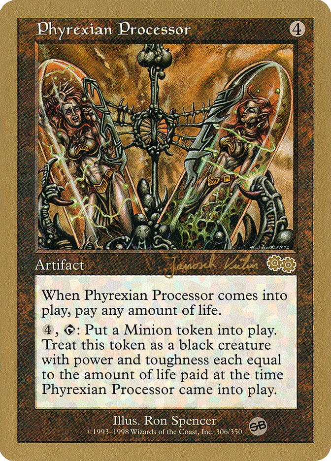 Phyrexian Processor (Janosch Kuhn) (SB) [World Championship Decks 2000] | Gear Gaming Bentonville