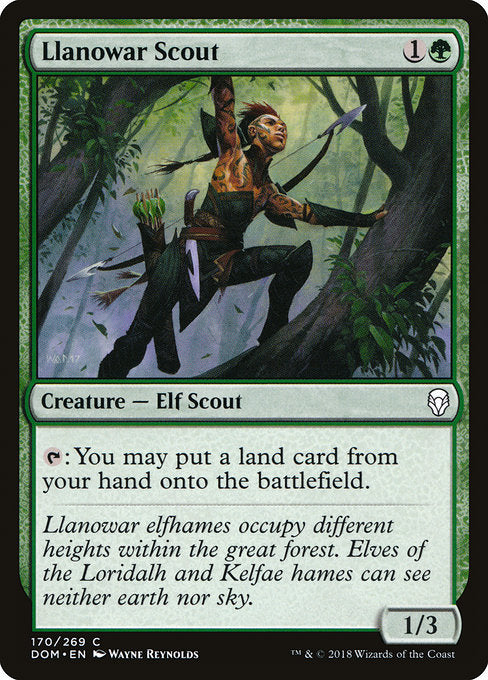 Llanowar Scout [Dominaria] | Gear Gaming Bentonville