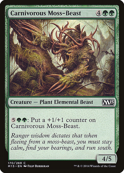 Carnivorous Moss-Beast [Magic 2015 (M15)] | Gear Gaming Bentonville