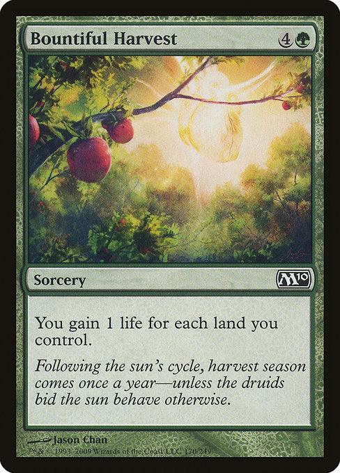 Bountiful Harvest [Magic 2010 (M10)] | Gear Gaming Bentonville