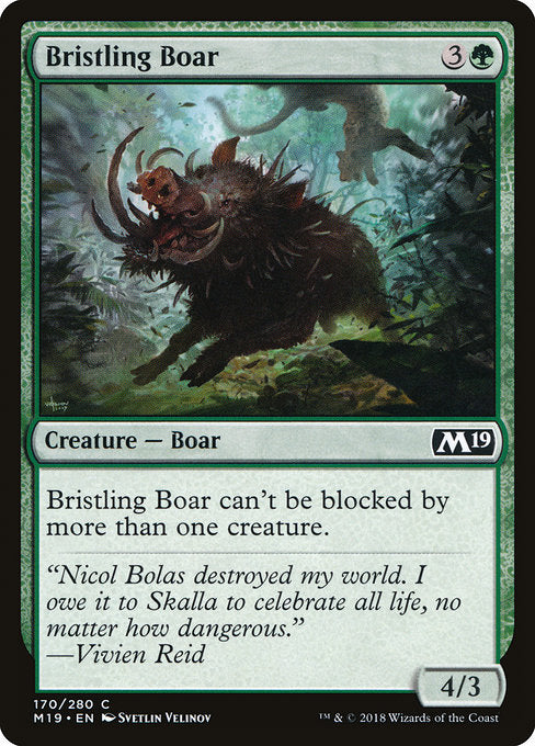 Bristling Boar [Core Set 2019] | Gear Gaming Bentonville