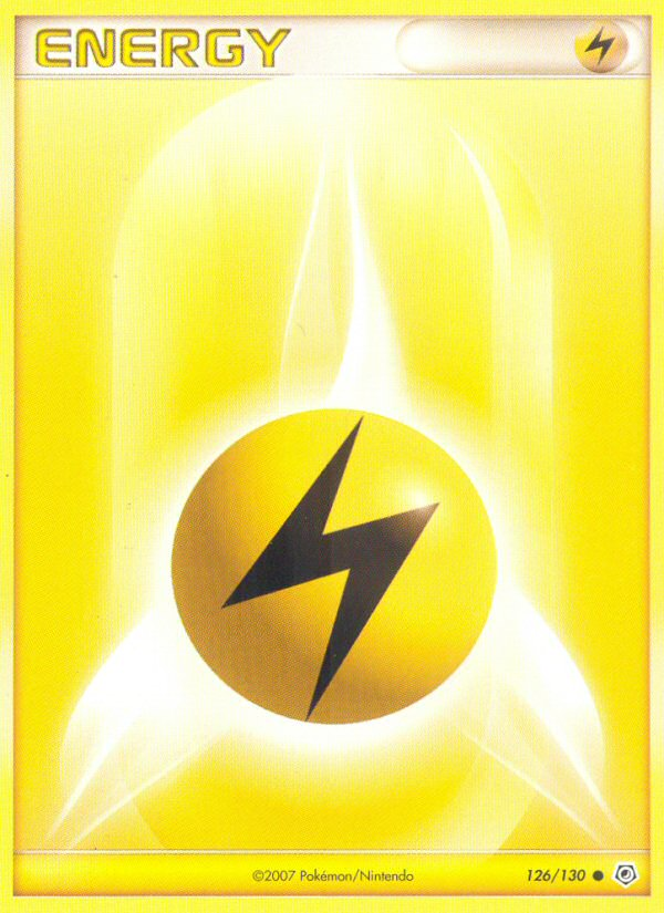 Lightning Energy (126/130) [Diamond & Pearl: Base Set] | Gear Gaming Bentonville