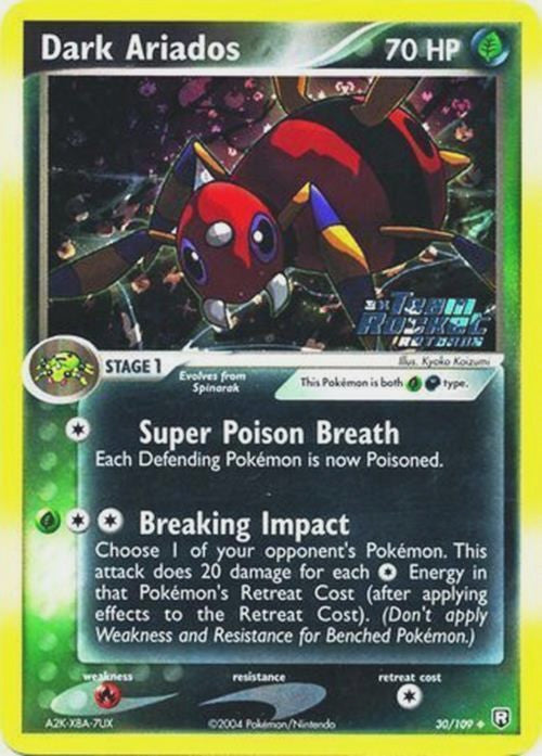 Dark Ariados (30/109) (Stamped) [EX: Team Rocket Returns] | Gear Gaming Bentonville