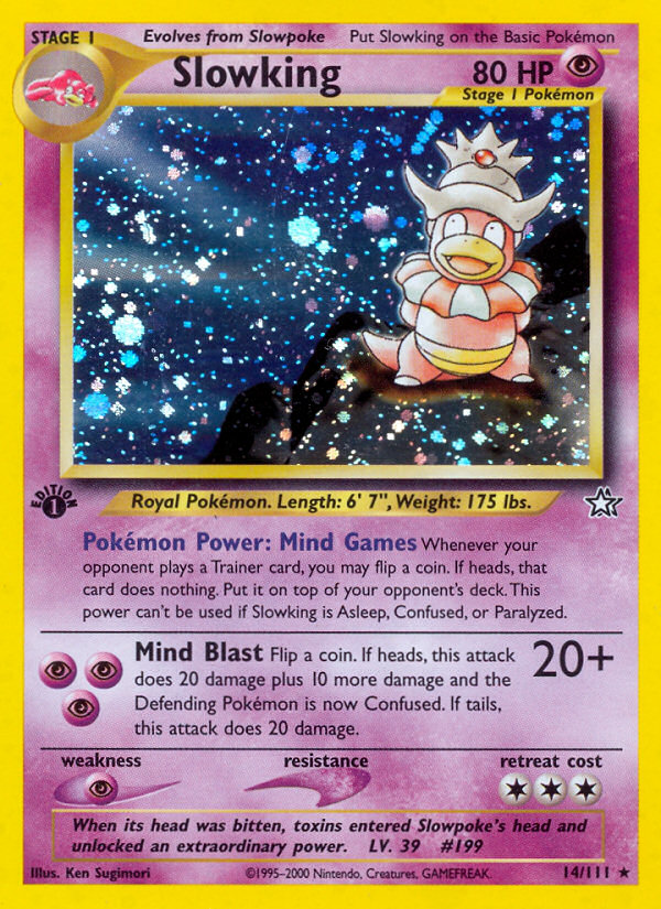 Slowking (14/111) [Neo Genesis 1st Edition] | Gear Gaming Bentonville