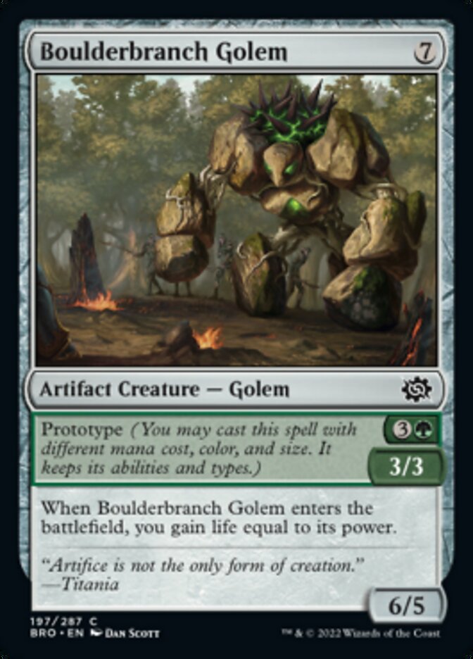 Boulderbranch Golem [The Brothers' War] | Gear Gaming Bentonville