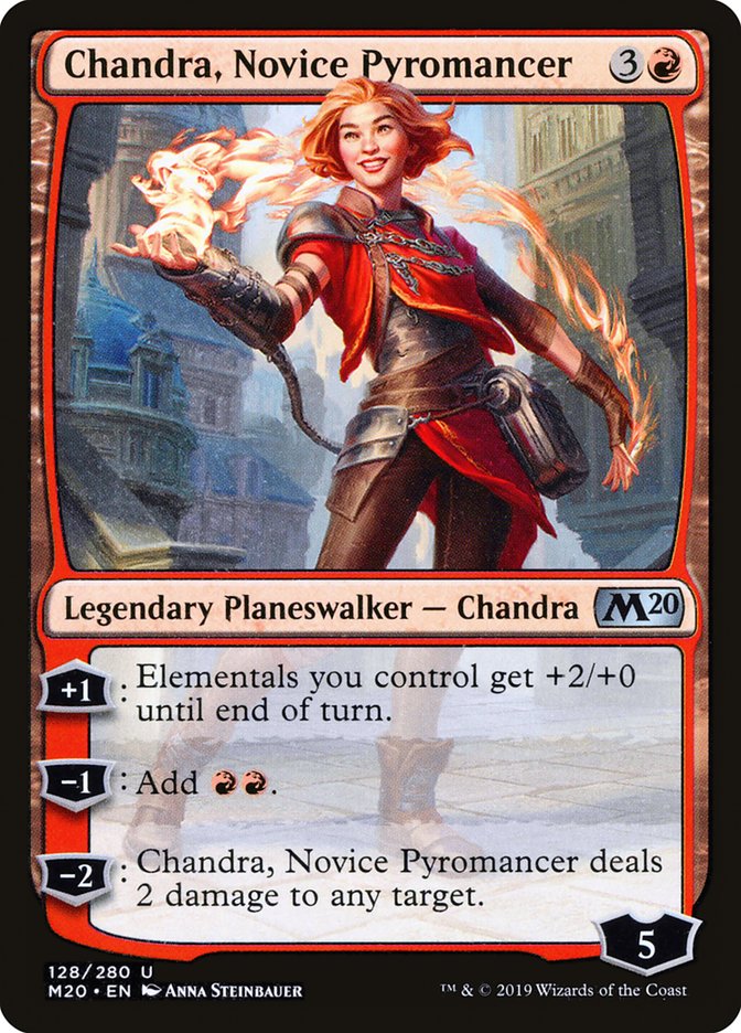 Chandra, Novice Pyromancer [Core Set 2020] | Gear Gaming Bentonville