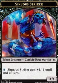 Sinuous Striker // Zombie Double-sided Token [Hour of Devastation Tokens] | Gear Gaming Bentonville