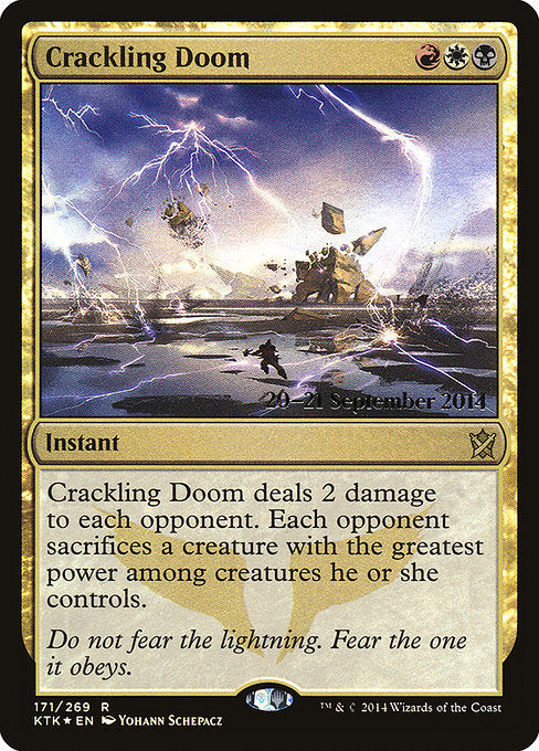 Crackling Doom [Prerelease Cards] | Gear Gaming Bentonville