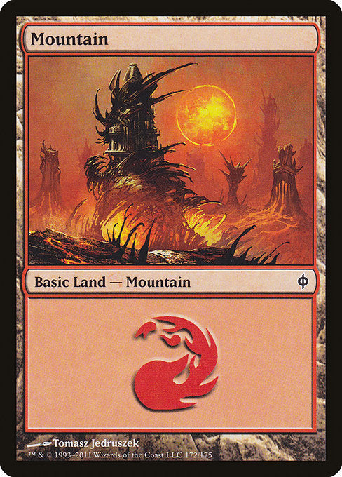 Mountain (172) [New Phyrexia] | Gear Gaming Bentonville