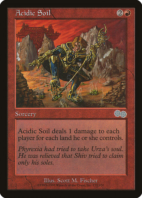 Acidic Soil [Urza's Saga] | Gear Gaming Bentonville