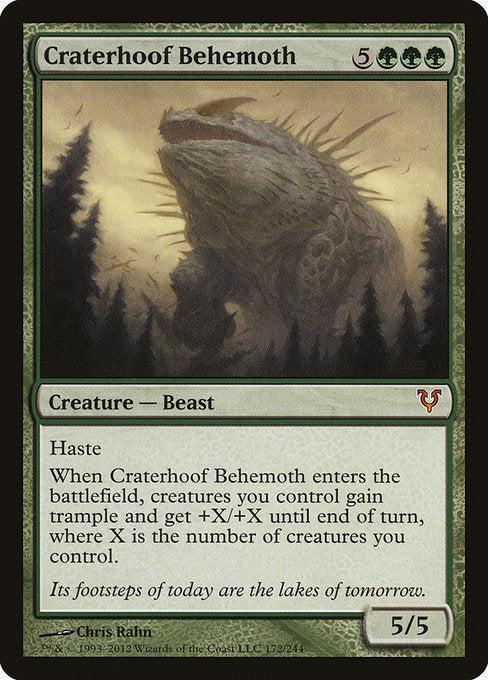 Craterhoof Behemoth [Avacyn Restored] | Gear Gaming Bentonville