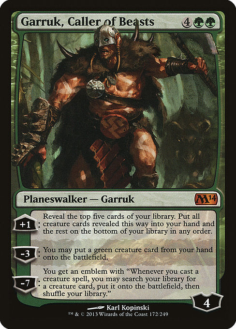 Garruk, Caller of Beasts [Magic 2014 (M14)] | Gear Gaming Bentonville