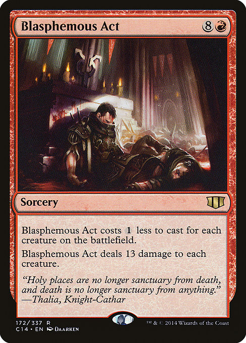 Blasphemous Act [Commander 2014] | Gear Gaming Bentonville