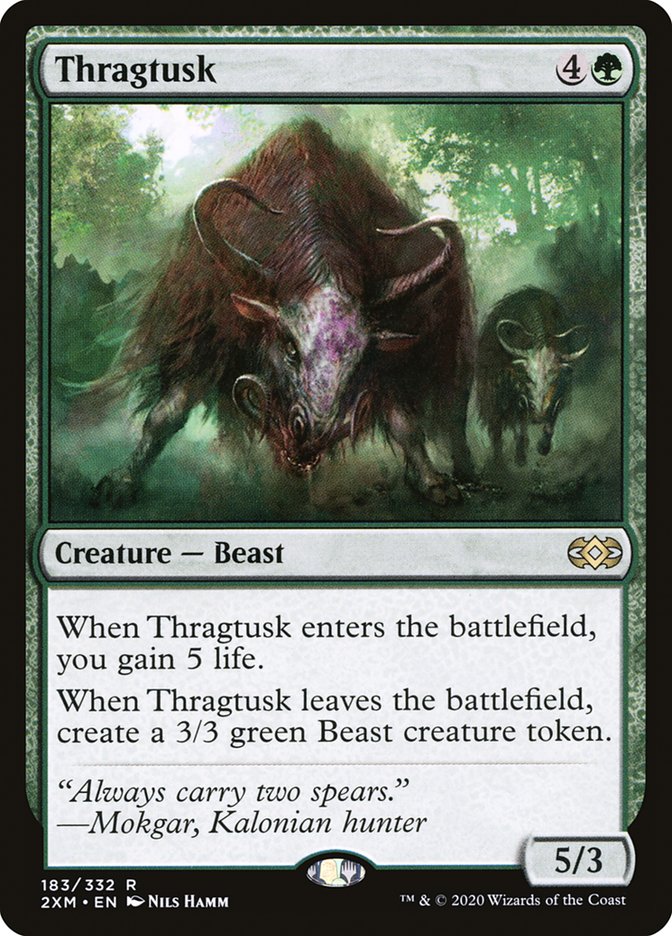 Thragtusk [Double Masters] | Gear Gaming Bentonville