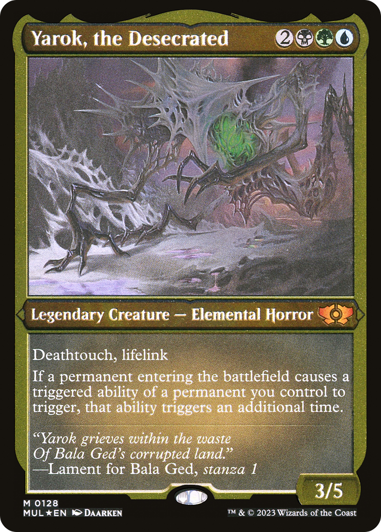 Yarok, the Desecrated (Foil Etched) [Multiverse Legends] | Gear Gaming Bentonville