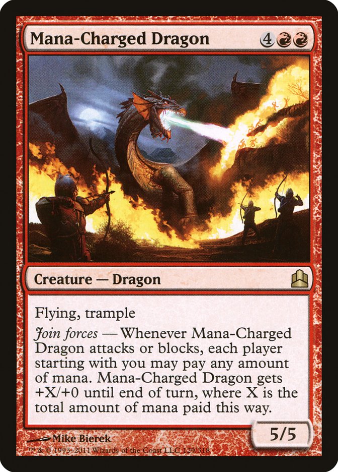 Mana-Charged Dragon [Commander 2011] | Gear Gaming Bentonville