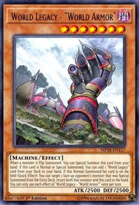 World Legacy - "World Armor" [2018 Mega-Tins Mega Pack] [MP18-EN117] | Gear Gaming Bentonville