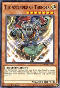 The Ascended of Thunder [2018 Mega-Tins Mega Pack] [MP18-EN060] | Gear Gaming Bentonville