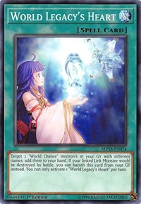 World Legacy's Heart [2018 Mega-Tins Mega Pack] [MP18-EN074] | Gear Gaming Bentonville