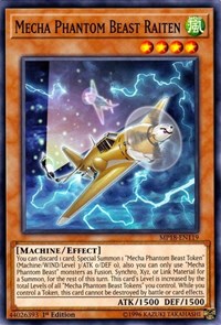 Mecha Phantom Beast Raiten [2018 Mega-Tins Mega Pack] [MP18-EN119] | Gear Gaming Bentonville