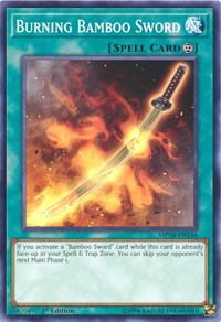 Burning Bamboo Sword [2018 Mega-Tins Mega Pack] [MP18-EN146] | Gear Gaming Bentonville