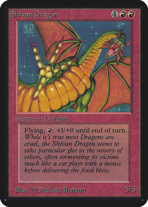 Shivan Dragon [Alpha Edition] | Gear Gaming Bentonville