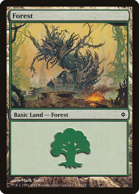 Forest (174) [New Phyrexia] | Gear Gaming Bentonville