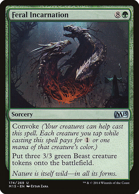 Feral Incarnation [Magic 2015 (M15)] | Gear Gaming Bentonville