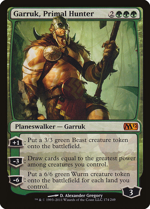 Garruk, Primal Hunter [Magic 2012 (M12)] | Gear Gaming Bentonville