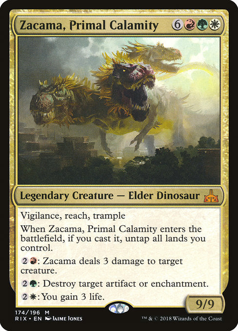 Zacama, Primal Calamity [Rivals of Ixalan] | Gear Gaming Bentonville