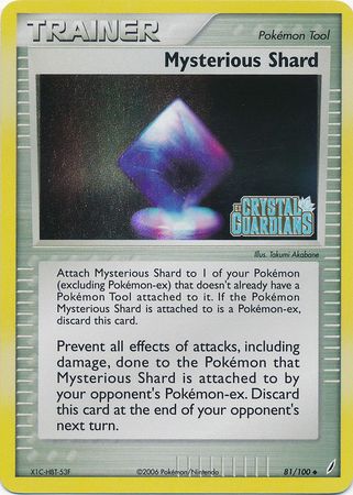 Mysterious Shard (81/100) (Stamped) [EX: Crystal Guardians] | Gear Gaming Bentonville