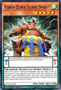 Yoko-Zuna Sumo Spirit [2018 Mega-Tins Mega Pack] [MP18-EN168] | Gear Gaming Bentonville