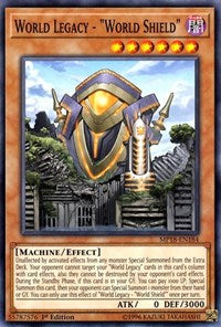 World Legacy - "World Shield" [2018 Mega-Tins Mega Pack] [MP18-EN184] | Gear Gaming Bentonville