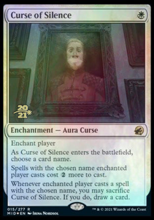 Curse of Silence [Innistrad: Midnight Hunt Prerelease Promos] | Gear Gaming Bentonville