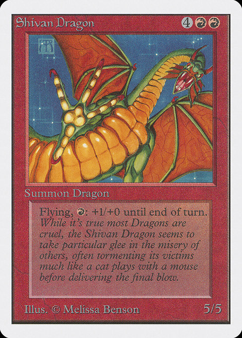 Shivan Dragon [Unlimited Edition] | Gear Gaming Bentonville