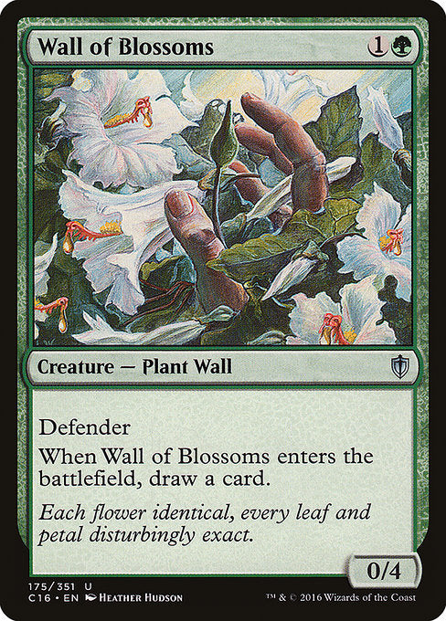 Wall of Blossoms [Commander 2016] | Gear Gaming Bentonville