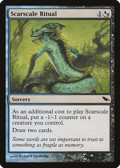 Scarscale Ritual [Shadowmoor] | Gear Gaming Bentonville