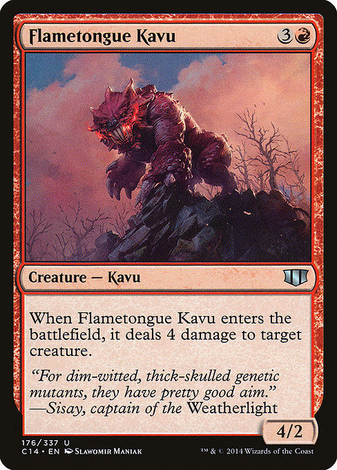 Flametongue Kavu [Commander 2014] | Gear Gaming Bentonville