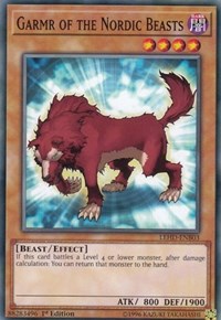 Garmr of the Nordic Beasts [Legendary Hero Decks] [LEHD-ENB03] | Gear Gaming Bentonville