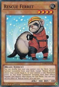 Rescue Ferret [Legendary Hero Decks] [LEHD-ENC08] | Gear Gaming Bentonville