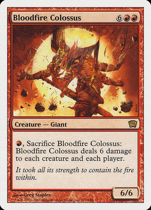 Bloodfire Colossus [9th Edition] | Gear Gaming Bentonville