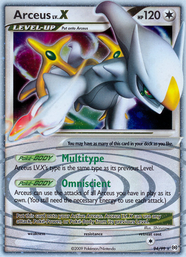 Arceus LV.X (94/99) [Platinum: Arceus] | Gear Gaming Bentonville