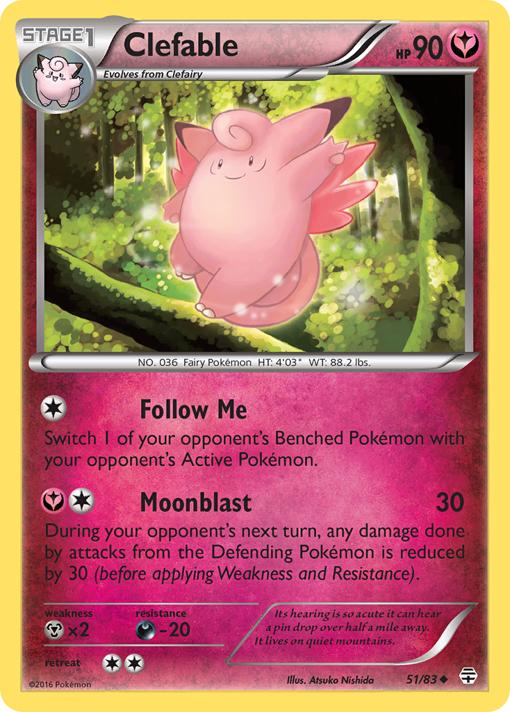 Clefable (51/83) [XY: Generations] | Gear Gaming Bentonville