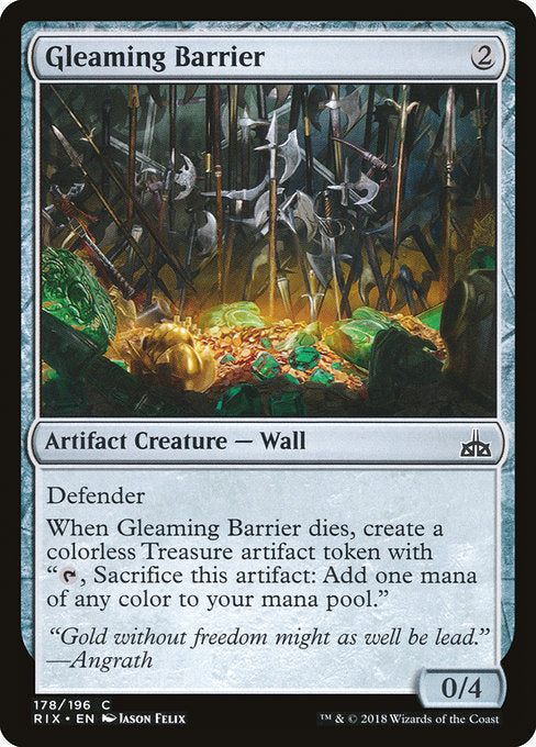 Gleaming Barrier [Rivals of Ixalan] | Gear Gaming Bentonville