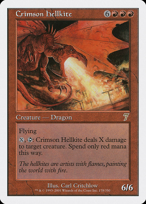 Crimson Hellkite [7th Edition] | Gear Gaming Bentonville