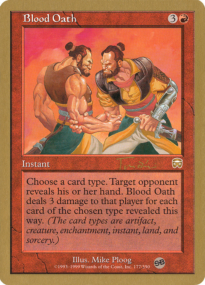 Blood Oath (Jan Tomcani) (SB) [World Championship Decks 2001] | Gear Gaming Bentonville